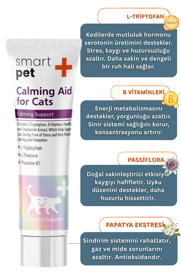SmartPet + Calming Paste Sakinleştirici Kedi Macunu 100gr