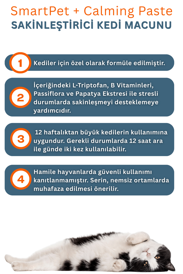 SmartPet + Calming Paste Sakinleştirici Kedi Macunu 100gr