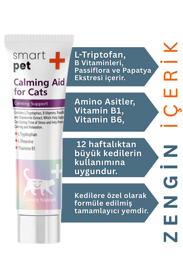 SmartPet + Calming Paste Sakinleştirici Kedi Macunu 100gr