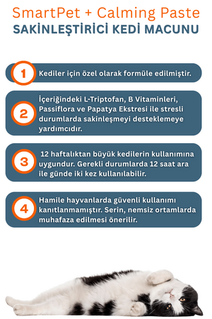 SmartPet + Calming Paste Sakinleştirici Kedi Macunu 100gr - Thumbnail