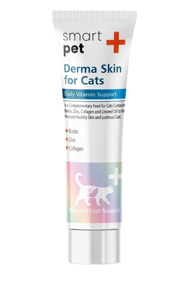 SmartPet + Derma Skin Sensitive Skin Tüy Sağlığı Destekleyici Kedi Macunu 100gr SmartPet + Derma Skin Sensitive Skin Tüy Sağlığı Destekleyici Kedi Macunu 100gr