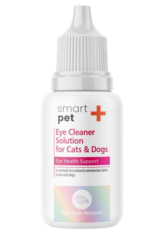 SmartPet + Kedi ve Köpekler için Gözyaşı Lekesi Temizleme Solüsyonu 50ml SmartPet + Kedi ve Köpekler için Gözyaşı Lekesi Temizleme Solüsyonu 50ml
