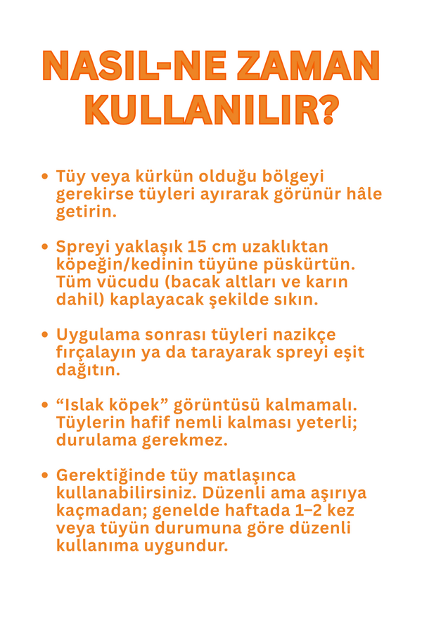 SmartPet + Geraniol Deri ve Tüy Bakım Spreyi 100ml