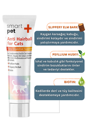 SmartPet + Anti Hairball Malt Kedi Macunu 100ml - Thumbnail