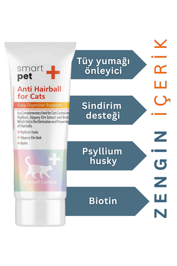 SmartPet + Anti Hairball Malt Kedi Macunu 25ml