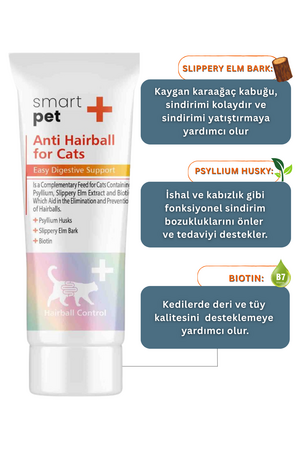 SmartPet + Anti Hairball Malt Kedi Macunu 25ml - Thumbnail