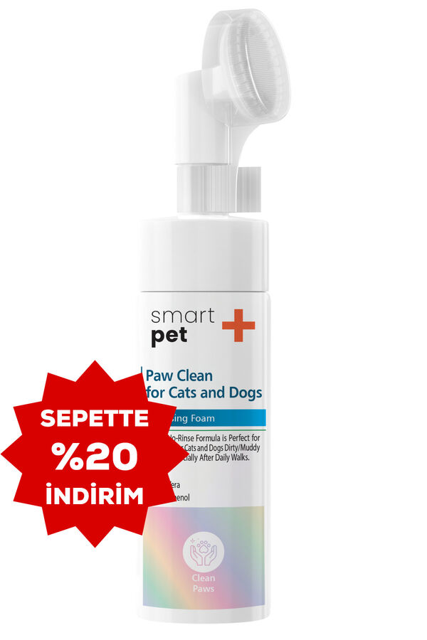 SmartPet + Kedi ve Köpekler İçin Pati Temizleme Köpüğü 150ml