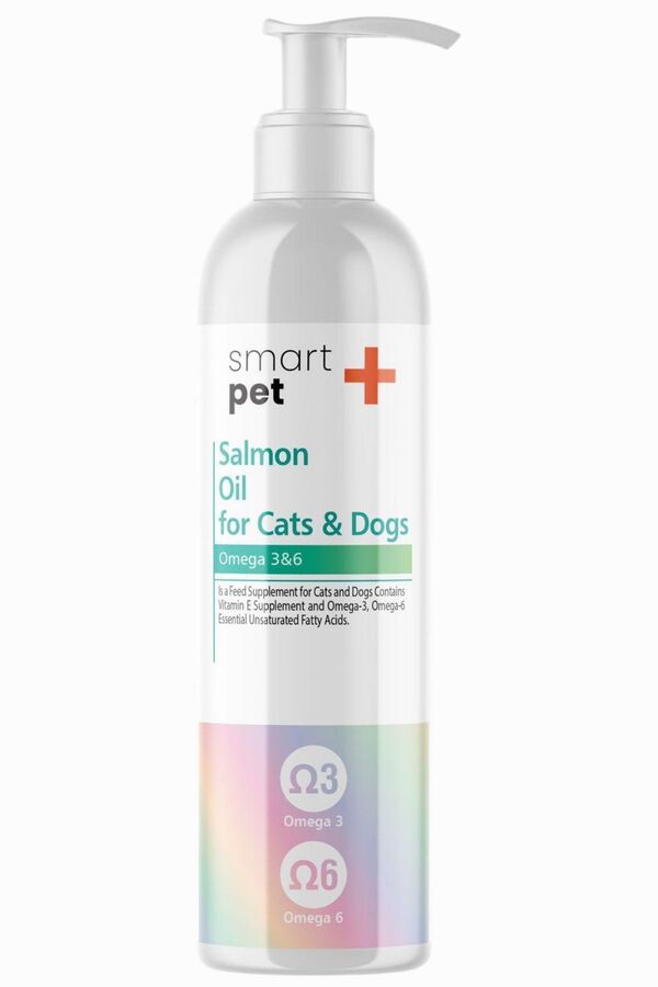 Smartpet + Kedi ve Köpekler için Somon Yağı 250ml