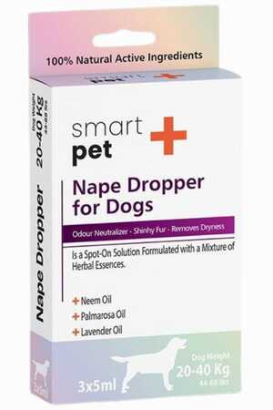 SMARTPET + - Smartpet + 20-40kg Köpekler İçin Deri Bakım Ense Damlası 3x5ml