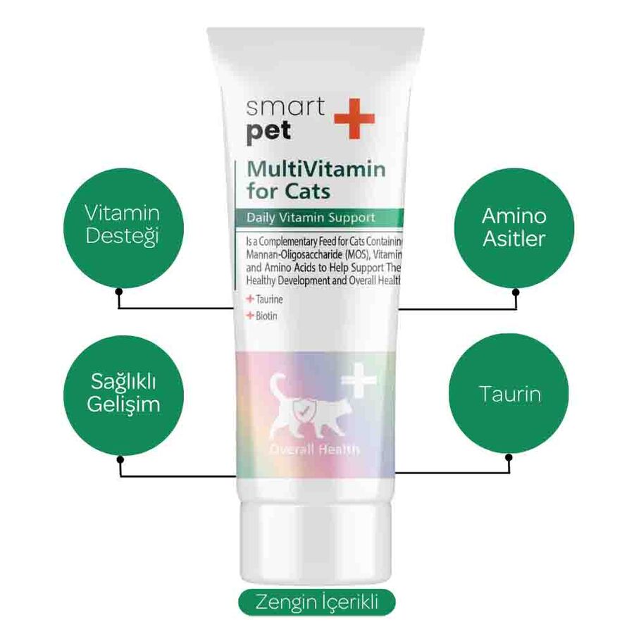 SmartPet + Multivitamin Kedi Macunu 100ml
