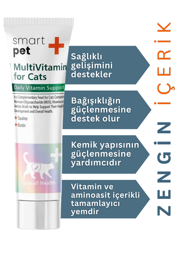 SmartPet + Multivitamin Kedi Macunu 100ml
