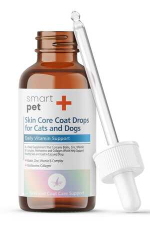 SMARTPET + - Smartpet + Kedi ve Köpekler İçin Deri ve Tüy Sağlığı İçin Biotin Damla 30ml