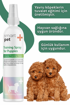 SmartPet + Yavru Köpekler için Tuvalet Eğitim Spreyi 100ml - Thumbnail (1)