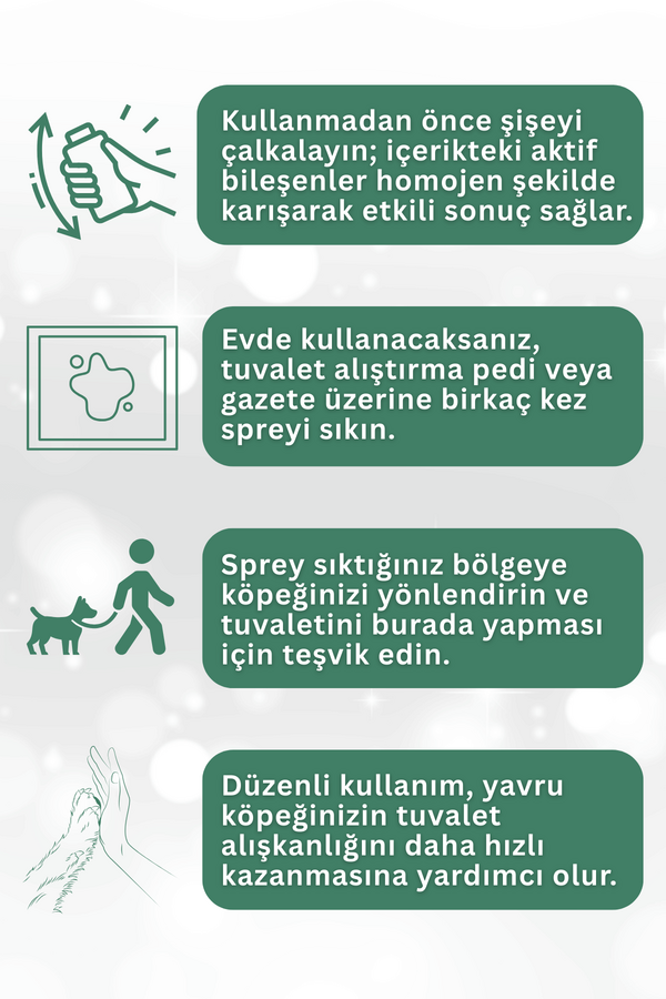 SmartPet + Yavru Köpekler için Tuvalet Eğitim Spreyi 100ml