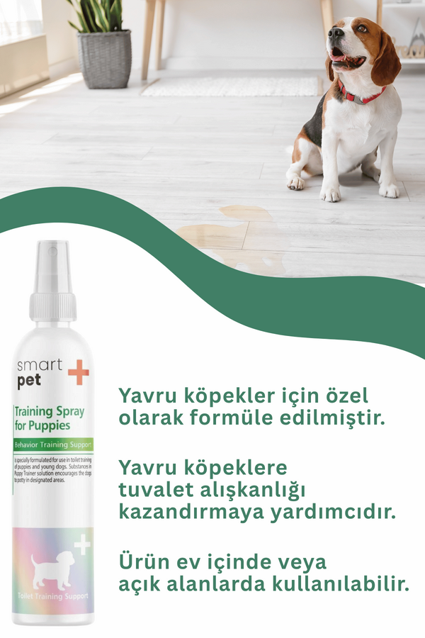 SmartPet + Yavru Köpekler için Tuvalet Eğitim Spreyi 100ml