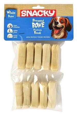 SNACKY - Snacky Beyaz Köpek Çiğneme Kemiği 5cm 10lu