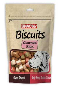 SNACKY - Snacky Gourmet Bites Köpek Ödül Bisküvisi 200gr