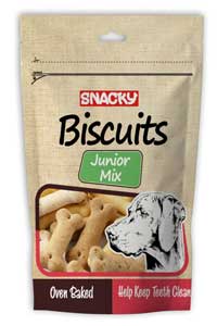 SNACKY - Snacky Junior Mix Köpek Ödül Bisküvisi 200 gr