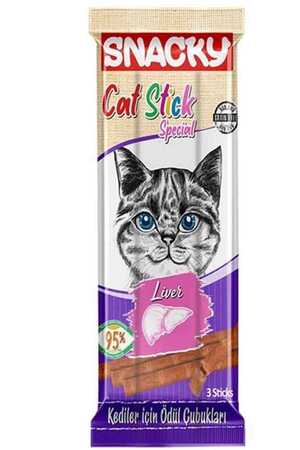 SNACKY - Snacky Cat Stick Special Ciğerli Tahılsız Kedi Ödül Çubuğu 15gr(3lü) SNACKY - Snacky Cat Stick Special Ciğerli Tahılsız Kedi Ödül Çubuğu 15gr(3lü)