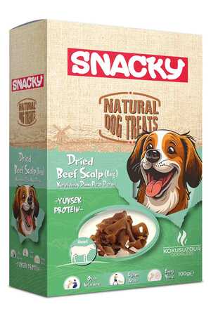 SNACKY - Snacky Kurutulmuş Dana Paça Derisi Köpek Ödül Maması 100gr