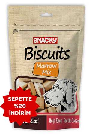 SNACKY - Snacky Marrow Mix Köpek Ödül Bisküvisi 200gr