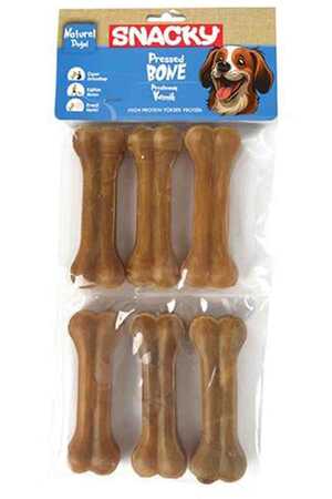SNACKY - Snacky Natural Köpek Çiğneme Kemiği 10cm 6lı