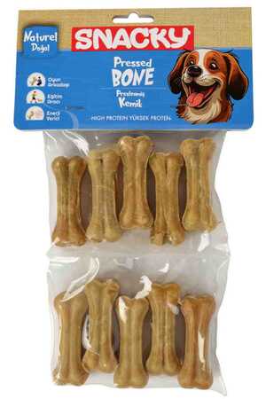 SNACKY - Snacky Natural Köpek Çiğneme Kemiği 5cm 10lu