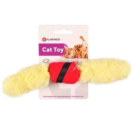 FLAMINGO - Flamingo Soccer Tüylü Kedi Oyuncağı Siyah/Sarı FLAMINGO - Flamingo Soccer Tüylü Kedi Oyuncağı Siyah/Sarı