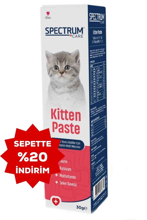 Spectrum Anne ve Yavru Kediler için Multivitamin Malt Macunu 30gr