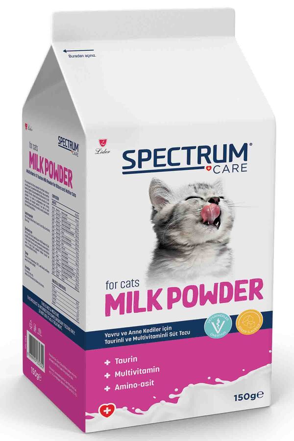 Spectrum Care Yavru Kediler için Taurin ve Multivitaminli Süt Tozu 150gr