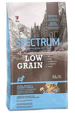 SPECTRUM - Spectrum Düşük Tahıllı Somonlu Hamsili ve Yaban Mersinli Küçük Irk Yetişkin Köpek Maması 2,5kg+600gr