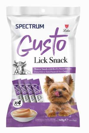 SPECTRUM - Spectrum Gusto Dana Etli ve Tatlı Patatesli Köpek Sıvı Ödülü 4x15gr