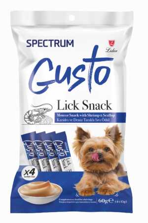 SPECTRUM - Spectrum Gusto Karidesli ve Deniz Taraklı Köpek Sıvı Ödülü 4x15gr