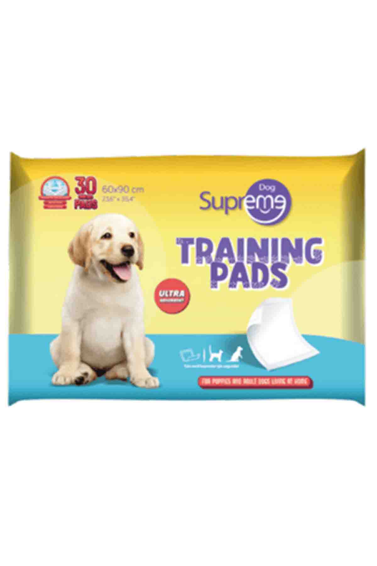 Supreme Dog Köpekler İçin Ekstra Emici Çiş Eğitim Pedi 60x90cm (30lu) Supreme Dog Köpekler İçin Ekstra Emici Çiş Eğitim Pedi 60x90cm (30lu)