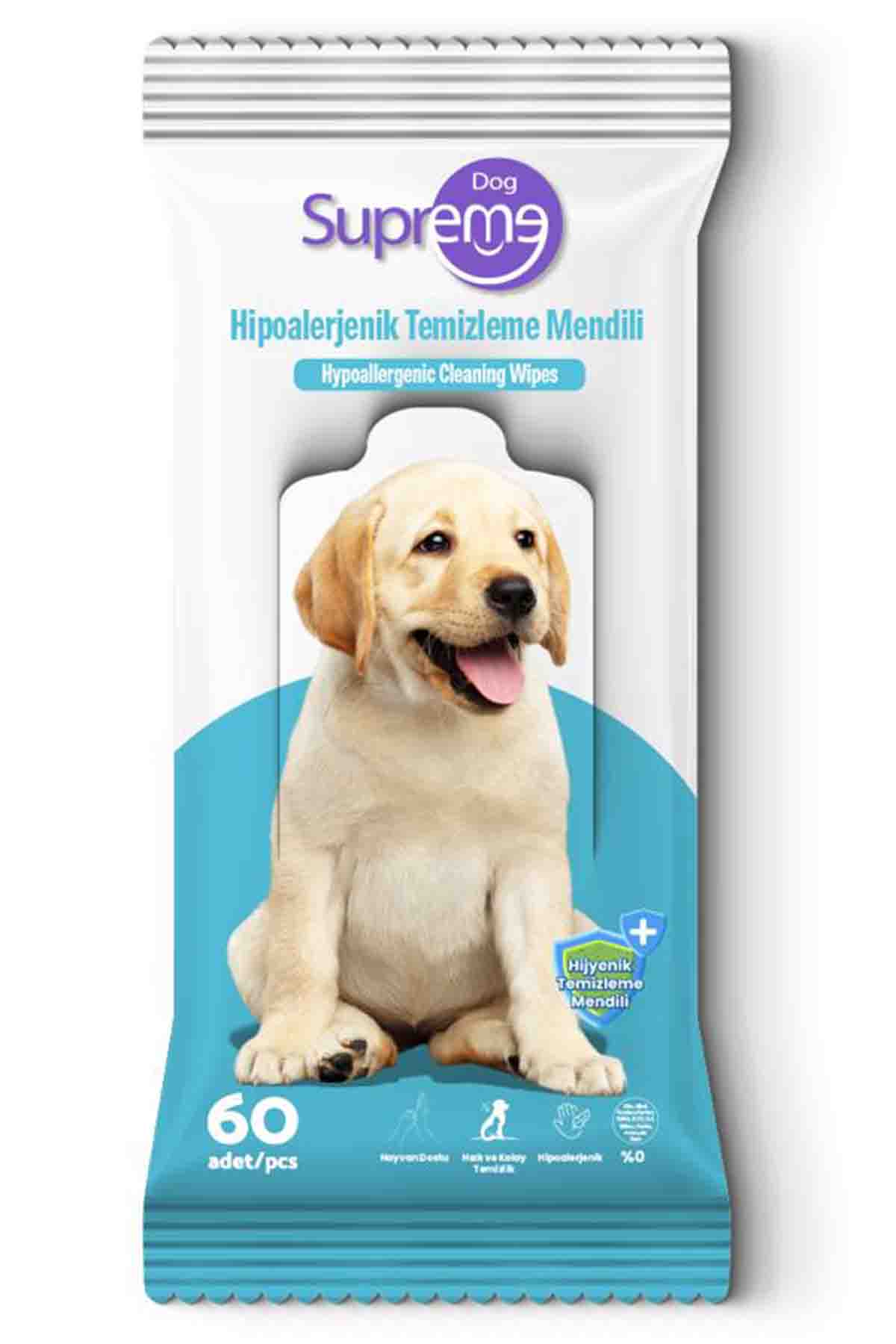 Supreme Hipoalerjenik Bakım ve Temizleme Mendili 60 Adet Supreme Hipoalerjenik Bakım ve Temizleme Mendili 60 Adet