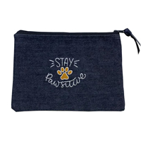 Melek Hareketi - Stay Pawsitive Lacivert Clutch Çanta Melek Hareketi - Stay Pawsitive Lacivert Clutch Çanta