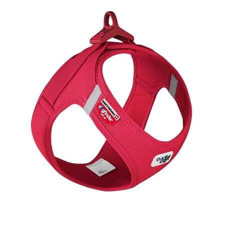 CURLI - Curli Vest Harness Clasp Air-Mesh Köpek Göğüs Tasması S Kırmızı