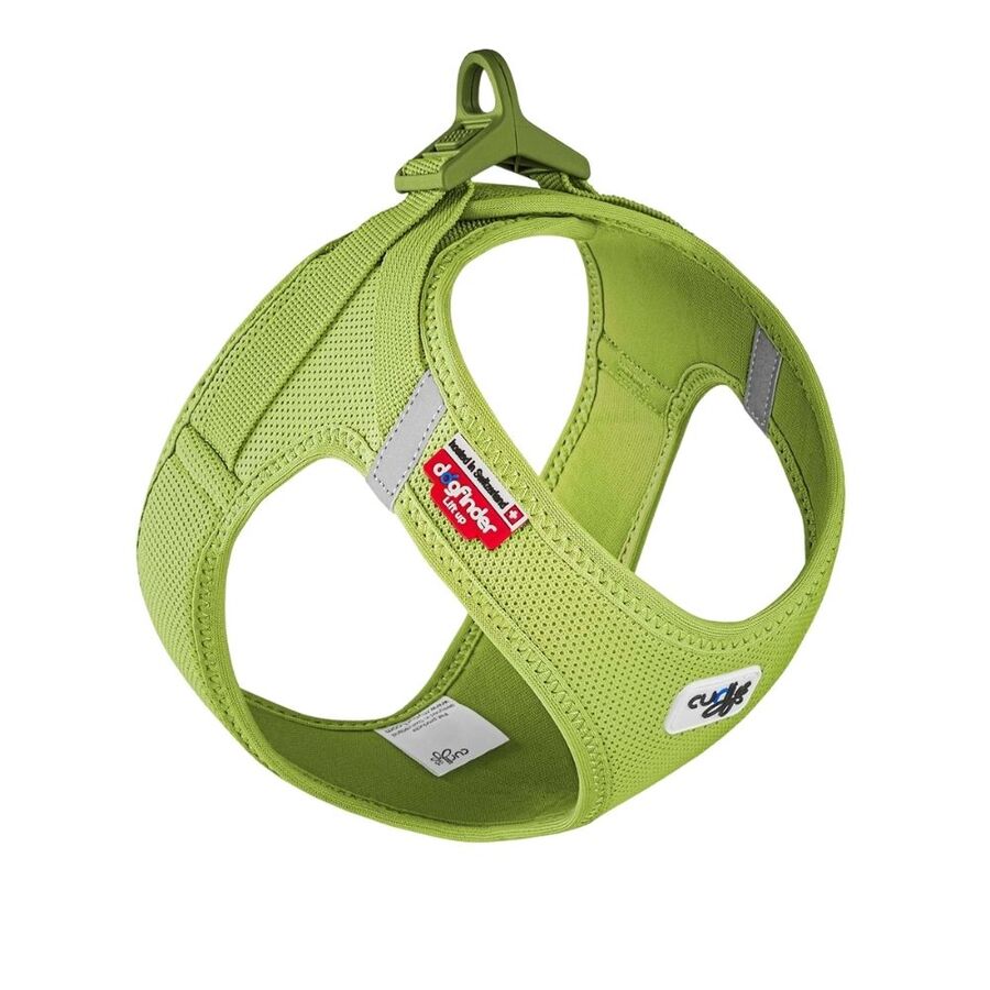 Curli Vest Harness Clasp Air-Mesh Köpek Göğüs Tasması L Lime Curli Vest Harness Clasp Air-Mesh Köpek Göğüs Tasması L Lime