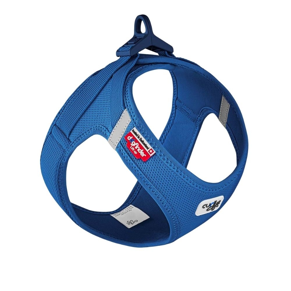 Curli Vest Harness Clasp Air-Mesh Köpek Göğüs Tasması S Mavi