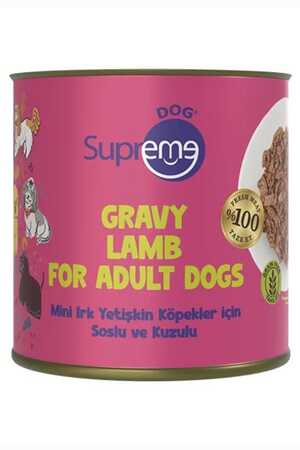 SUPREME - Supreme Dog Soslu ve Kuzulu Küçük Irk Yetişkin Köpek Konservesi 200gr