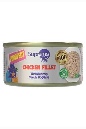 SUPREME - Supreme Purrfect Tiftiklenmiş Tavuk Göğüslü Yetişkin Konservesi 70gr