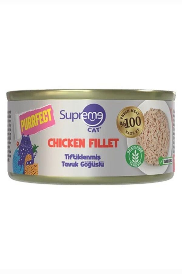 Supreme Purrfect Tiftiklenmiş Tavuk Göğüslü Yetişkin Konservesi 70gr