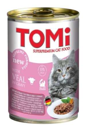 TOMI - Tomi Buzağı Etli Kedi Konservesi 400gr