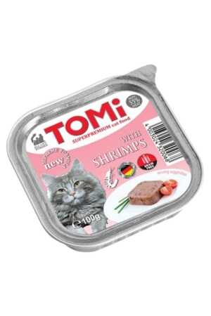 TOMI - Tomi Karidesli Alüminyum Pate Kedi Konserve Maması 100gr