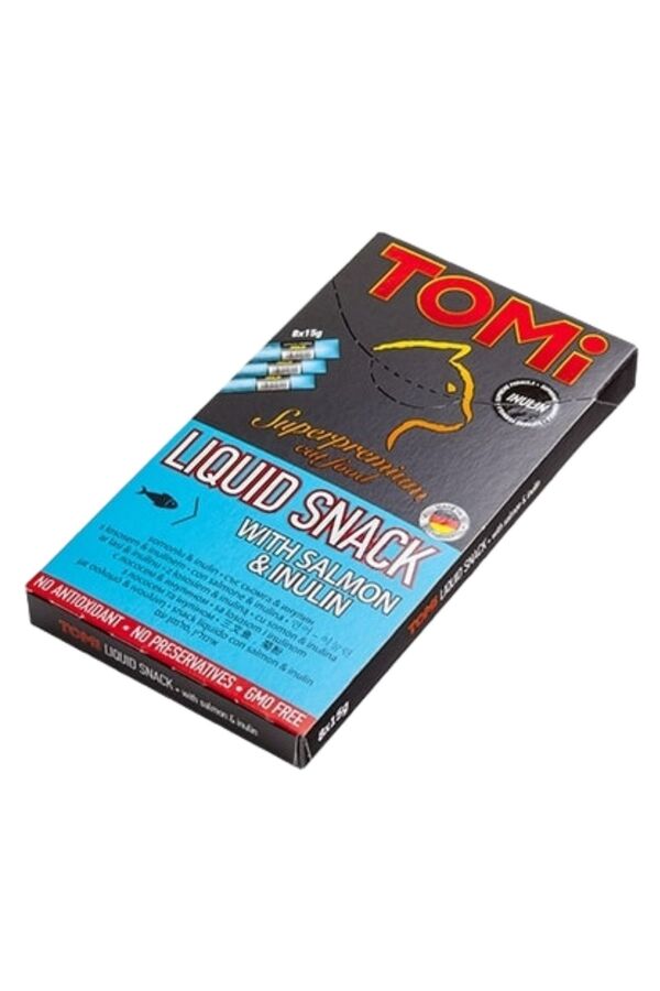 Tomi Somonlu ve İnülinli Kedi Kreması 8x15gr 120gr