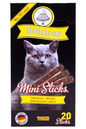 TOMI - Tomi Peynirli Mini Stick Kedi Ödülü 20x2gr 40gr