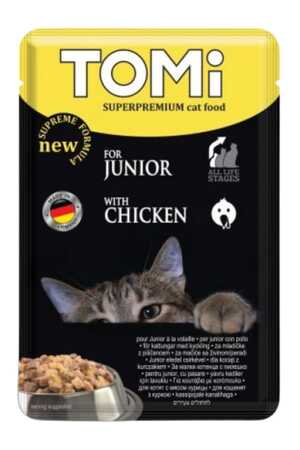 TOMI - Tomi Kümes Hayvanlı Pouch Yavru Kedi Konservesi 100gr