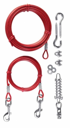 TRIXIE - Trixie Köpek Bahçe Bağlama Çelik Halatı 15mt