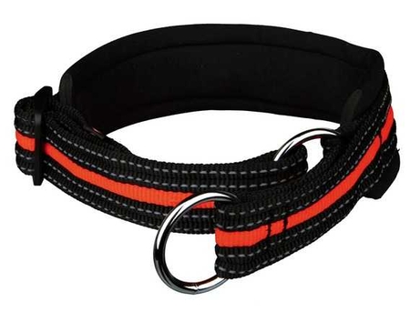 TRIXIE - Trixie Köpek Boyun Tasma 45-53cm 30mm (L) Siyah&Turuncu