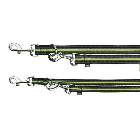 TRIXIE - Trixie Köpek Gezdirme Kayışı 2m/17mm (S/L) Siyah&Yeşil